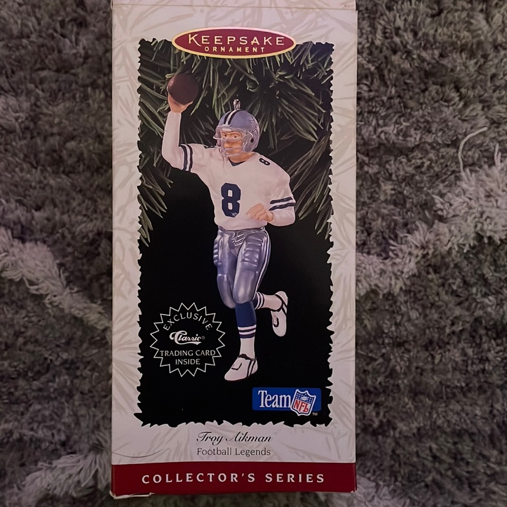 Hallmark Keepsake ornament troy aikman